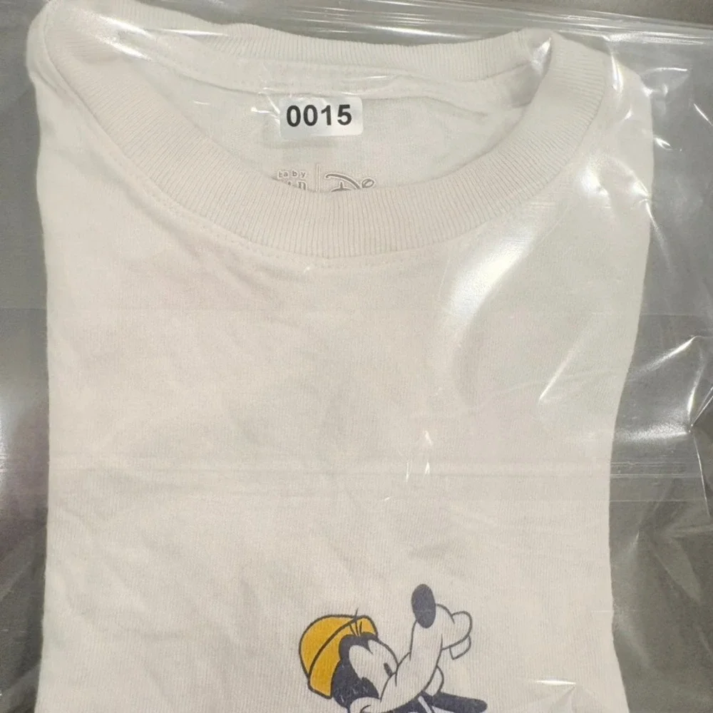 Baby Gap Disney Mickey Mouse Friends White Organic Cotton T-Shirt Toddler 3T
